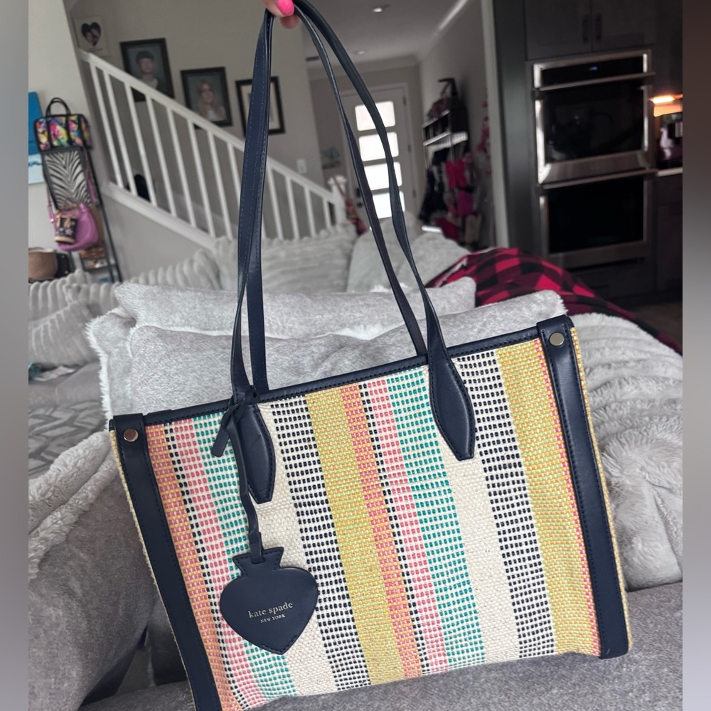 Kate Spade market fabric tote, bag - Picture 2 of 10
